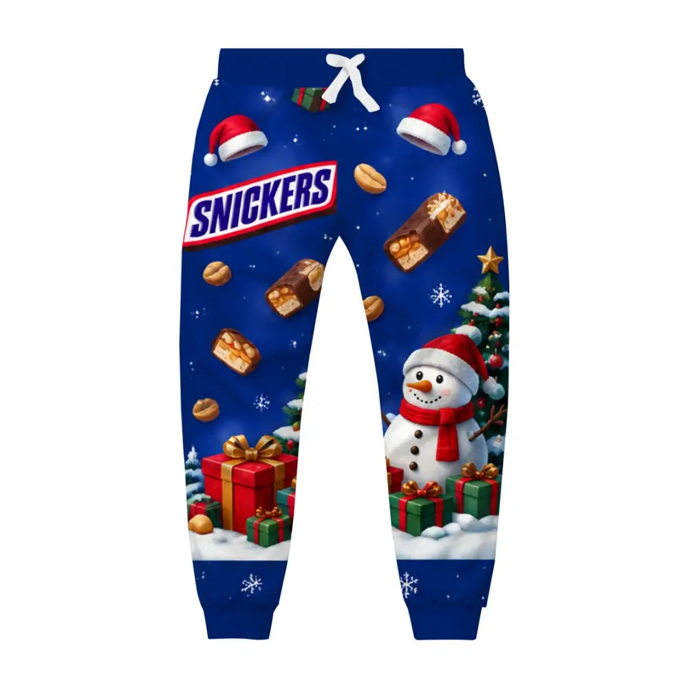 Candy Holiday Ugly Quarter Zip Sweatshirt & Sweatpant Set - THREADPARTY