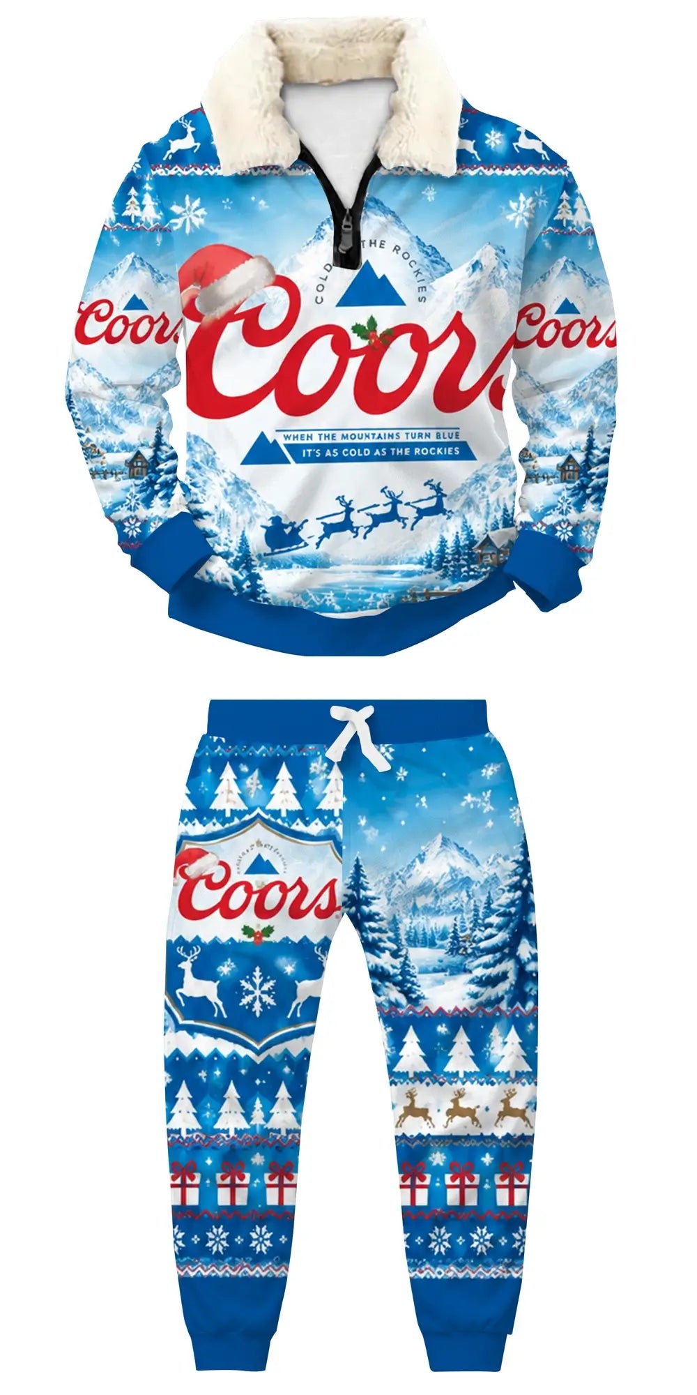 Colorado Ugly Quarter Zip Sweatshirt & Sweatpant Set - THREADPARTY