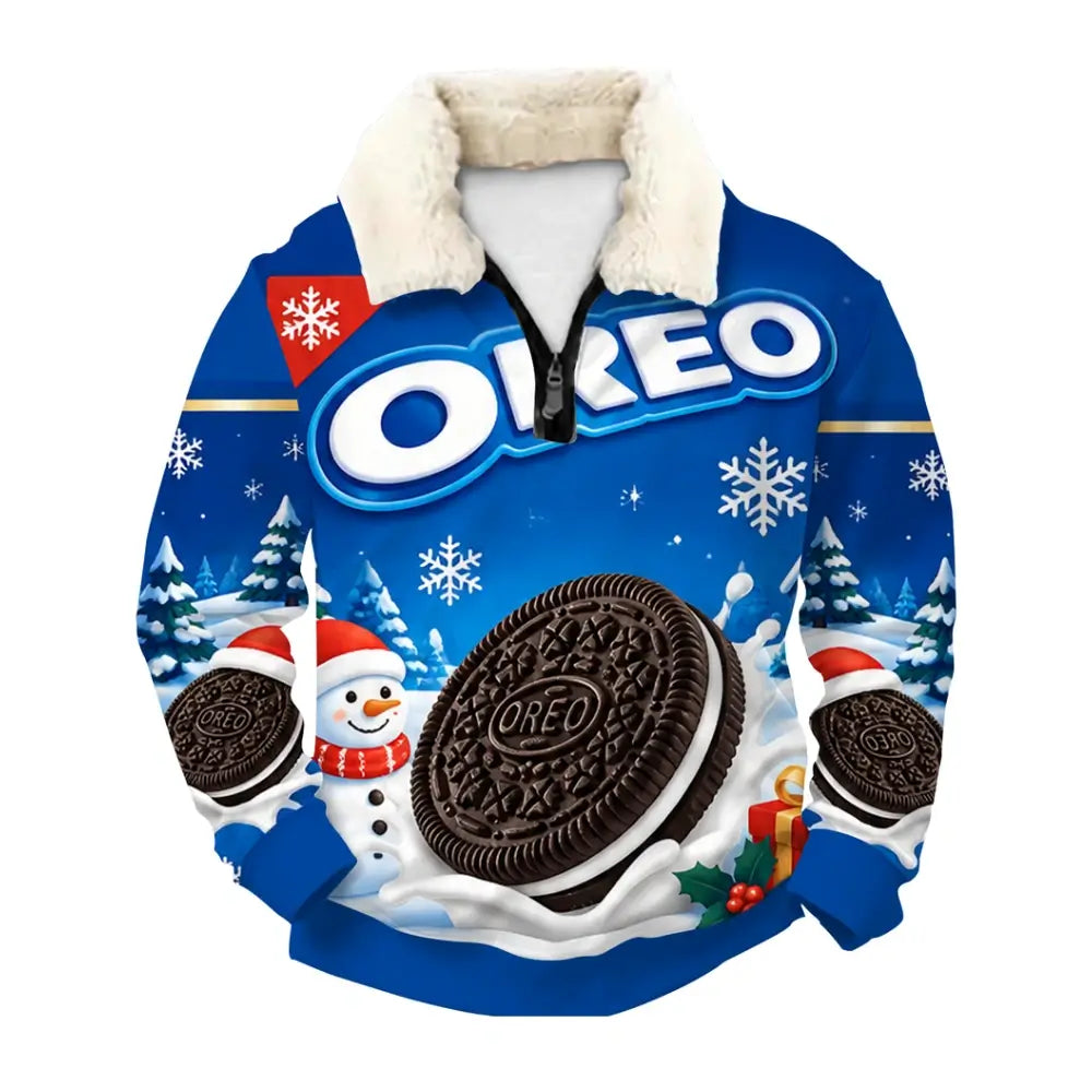 Cookie Frost Ugly Quarter Zip Sweatshirt & Sweatpant Set - THREADPARTY