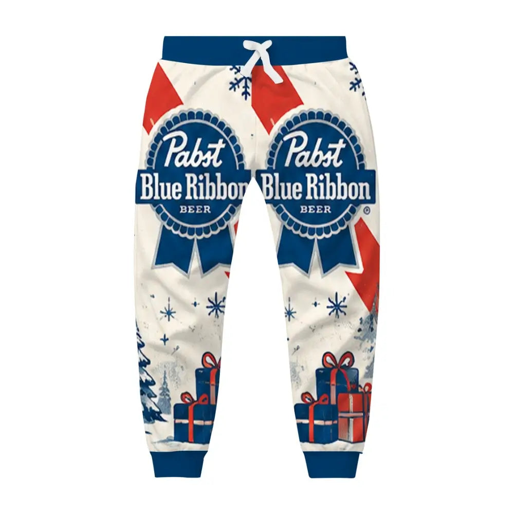 Dumb Happy Moments Ugly Quarter Zip Sweatshirt & Sweatpant Set - THREADPARTY