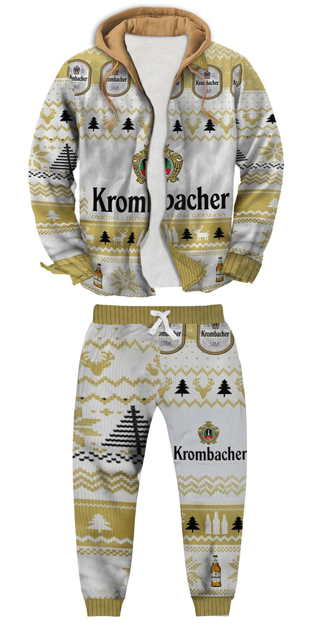 Ugly Zip Hoodie & Sweatpant Set 9367 - product image