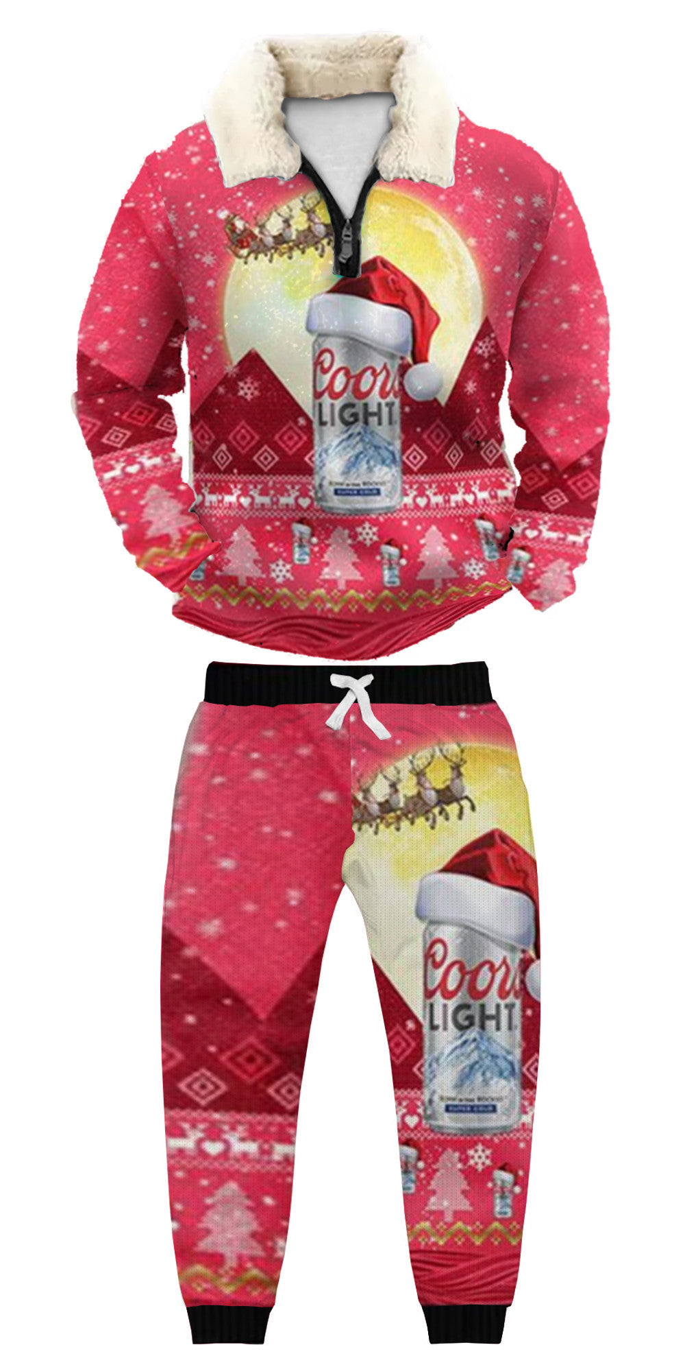 Ugly Quarter Zip Sweatshirt & Sweatpant Set 2e94 - product image