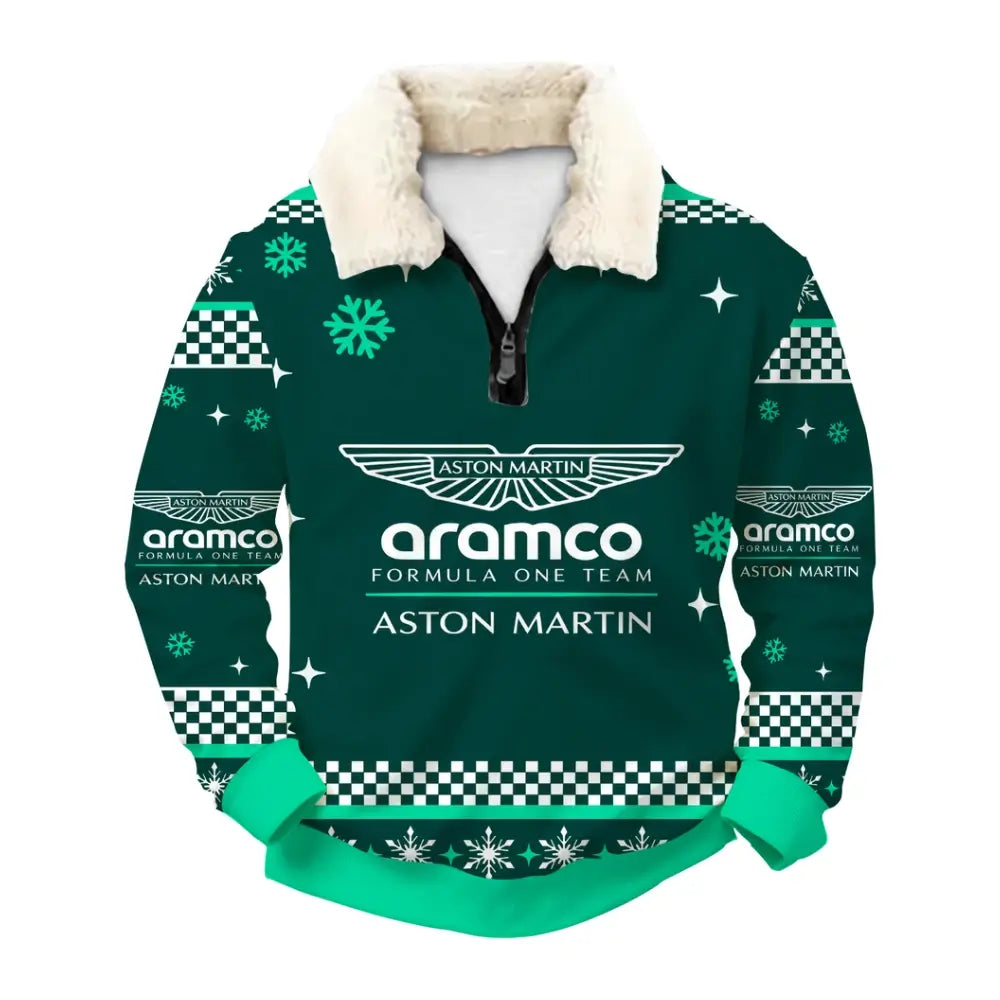 Emerald Racing Ugly Quarter Zip Sweatshirt & Sweatpant Set - THREADPARTY