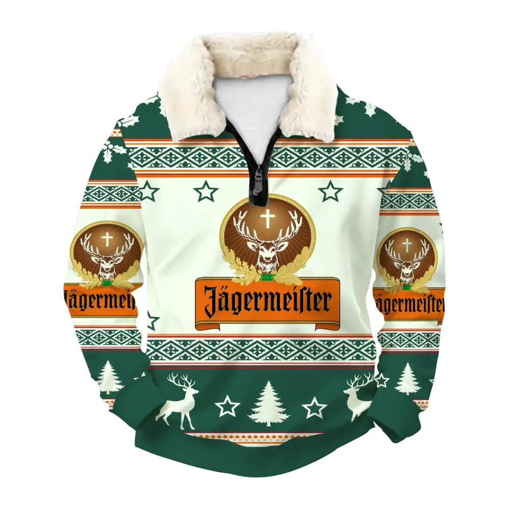 Emerald Tobacco Heritage Ugly Quarter Zip Sweatshirt & Sweatpant Set - THREADPARTY