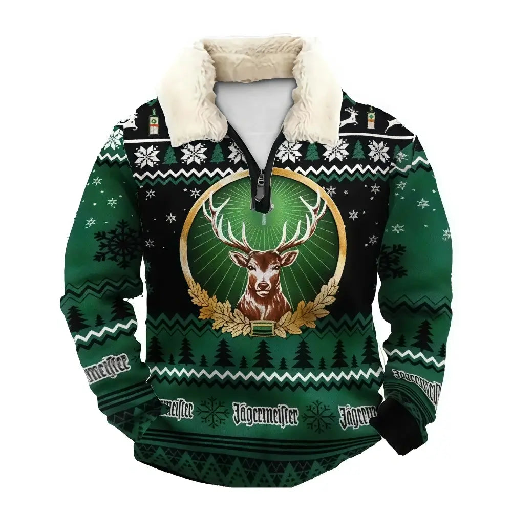Evergreen Ugly Quarter Zip Sweatshirt & Sweatpant Set - THREADPARTY