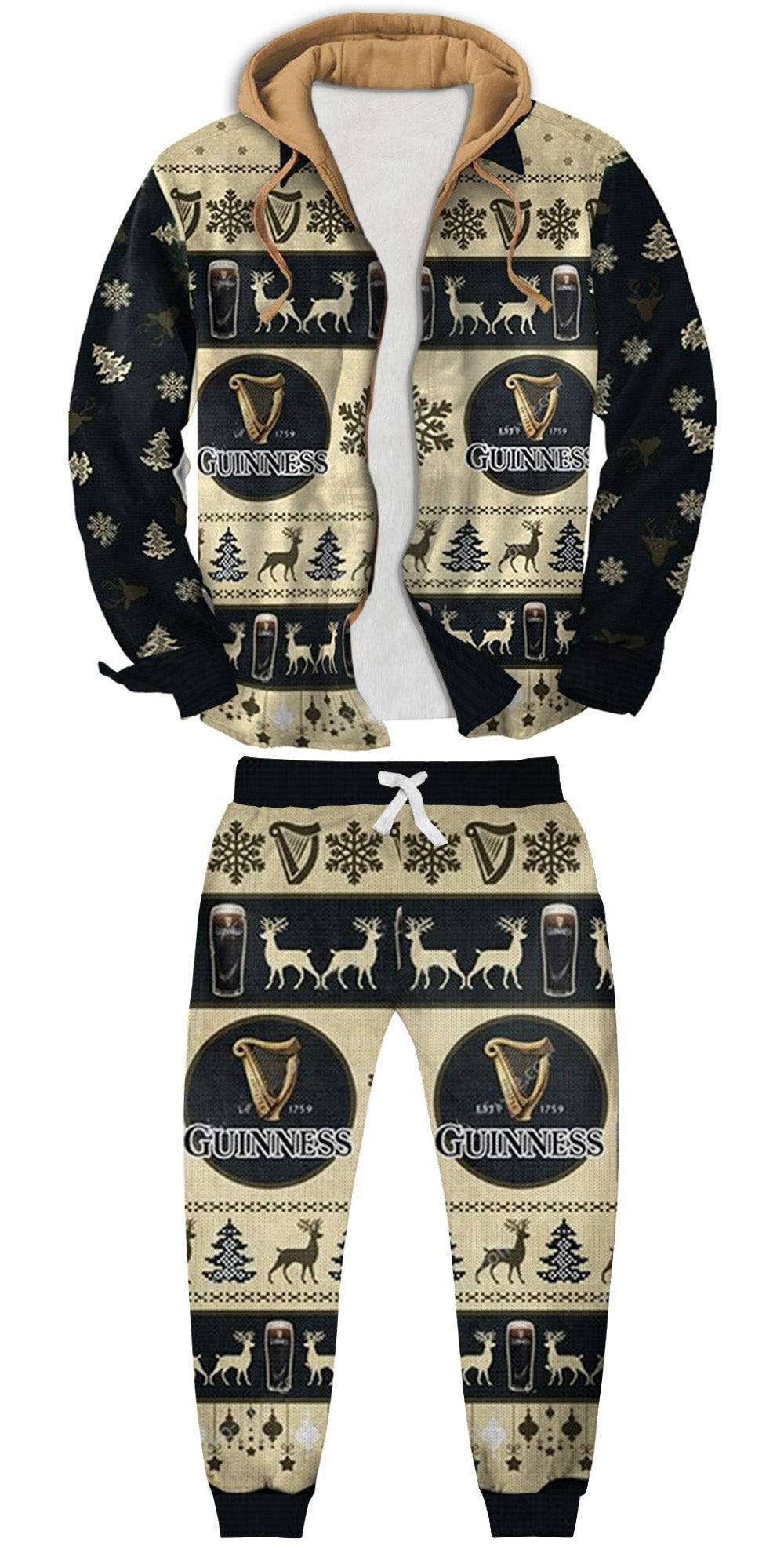 Ugly Zip Hoodie & Sweatpant Set 2451 - product image