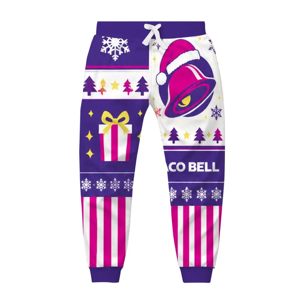 Festive Taco Ugly Quarter Zip Sweatshirt & Sweatpant Set - THREADPARTY