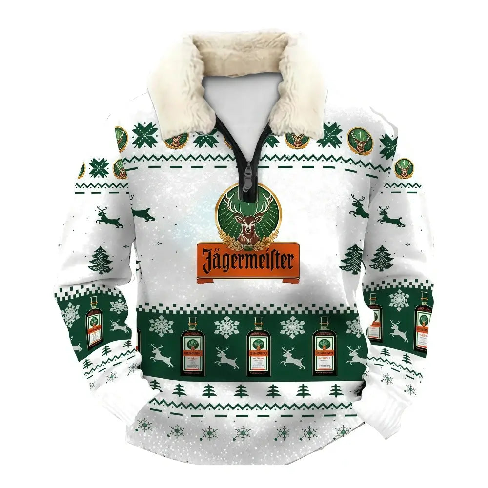 Forest Ugly Quarter Zip Sweatshirt & Sweatpant Set - THREADPARTY