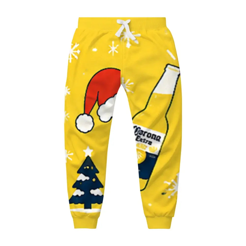 Friends Party Together Ugly Quarter Zip Sweatshirt & Sweatpant Set - THREADPARTY
