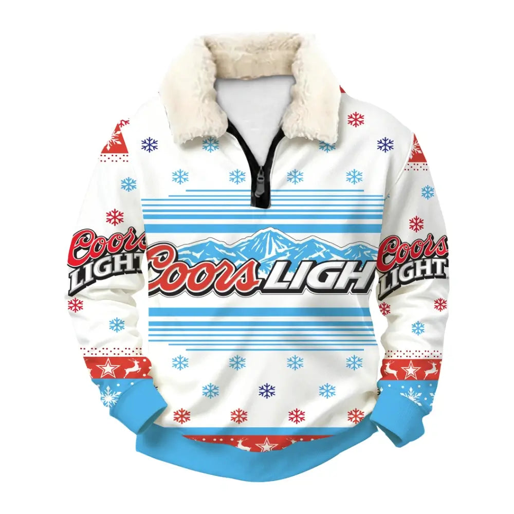 Frosted Brew Ugly Quarter Zip Sweatshirt & Sweatpant Set - THREADPARTY
