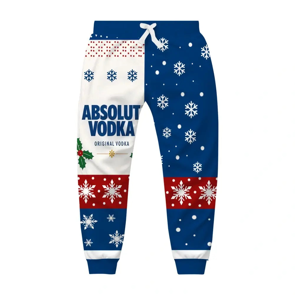 Frosted Spirit Ugly Quarter Zip Sweatshirt & Sweatpant Set - THREADPARTY