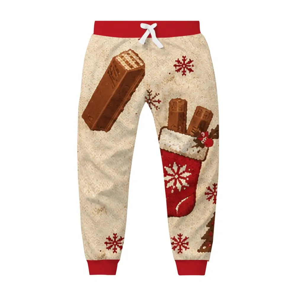 Game Time Gang Ugly Quarter Zip Sweatshirt & Sweatpant Set - THREADPARTY