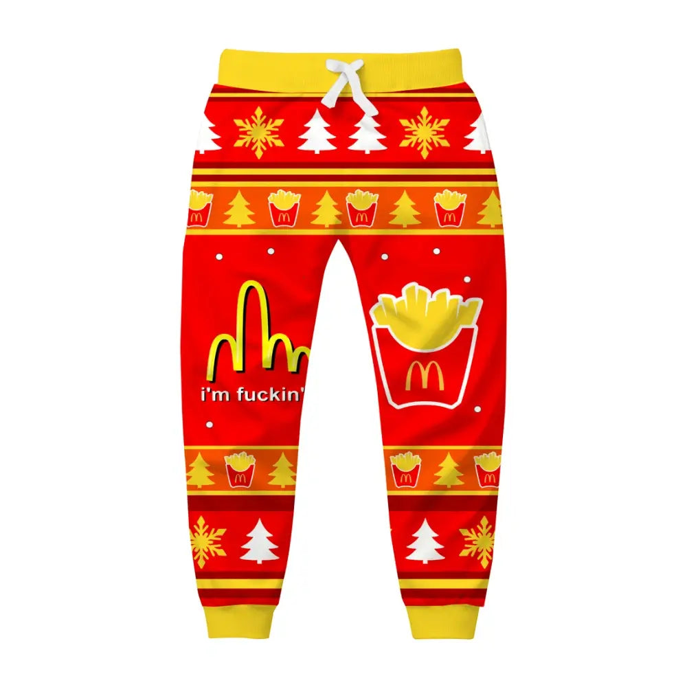 Golden Arches Ugly Quarter Zip Sweatshirt & Sweatpant Set - THREADPARTY