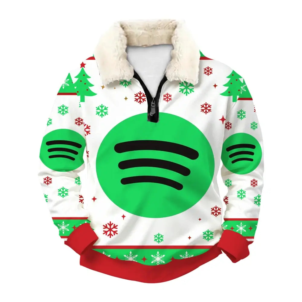 Green Beats Ugly Quarter Zip Sweatshirt & Sweatpant Set - THREADPARTY