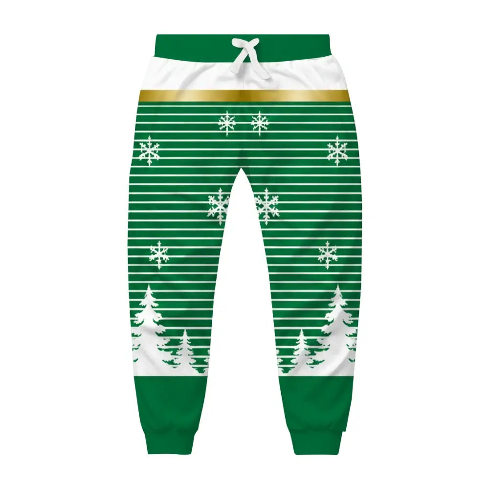 Green Brew Ugly Quarter Zip Sweatshirt & Sweatpant Set - THREADPARTY