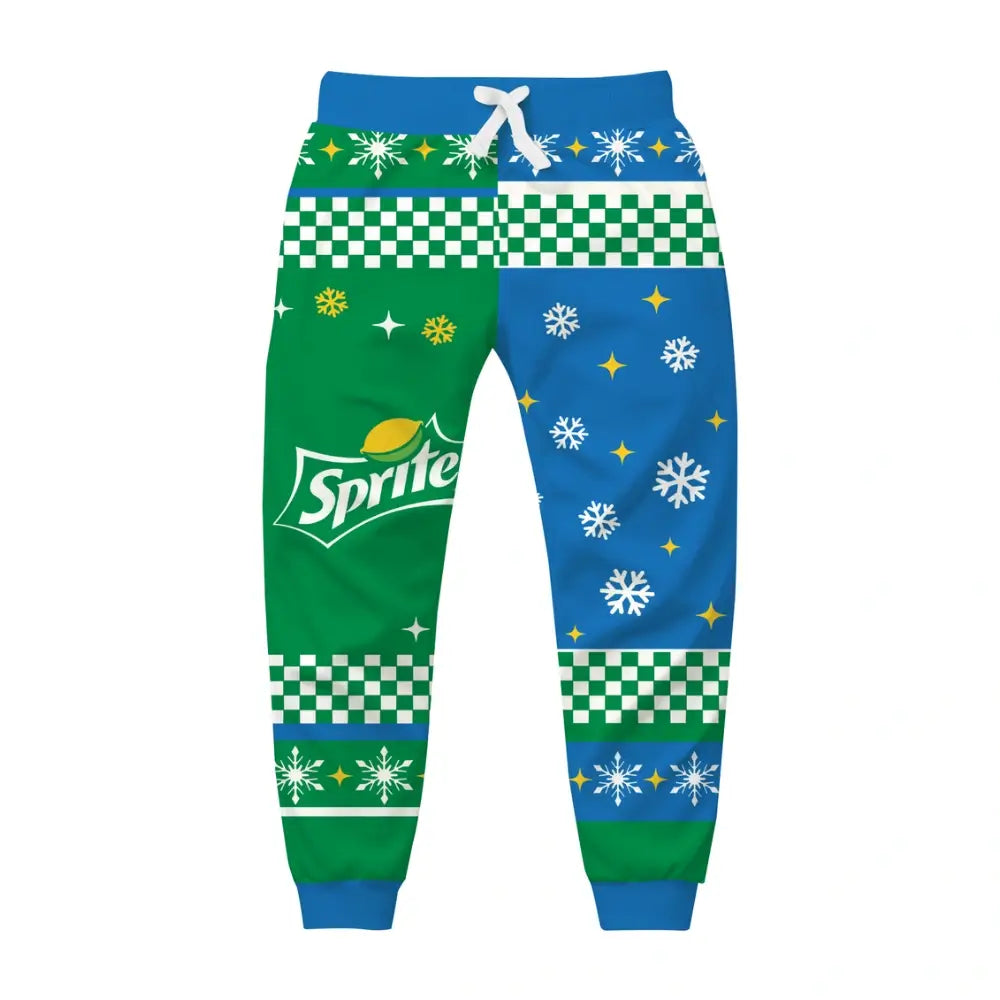Green Fizz Ugly Quarter Zip Sweatshirt & Sweatpant Set - THREADPARTY