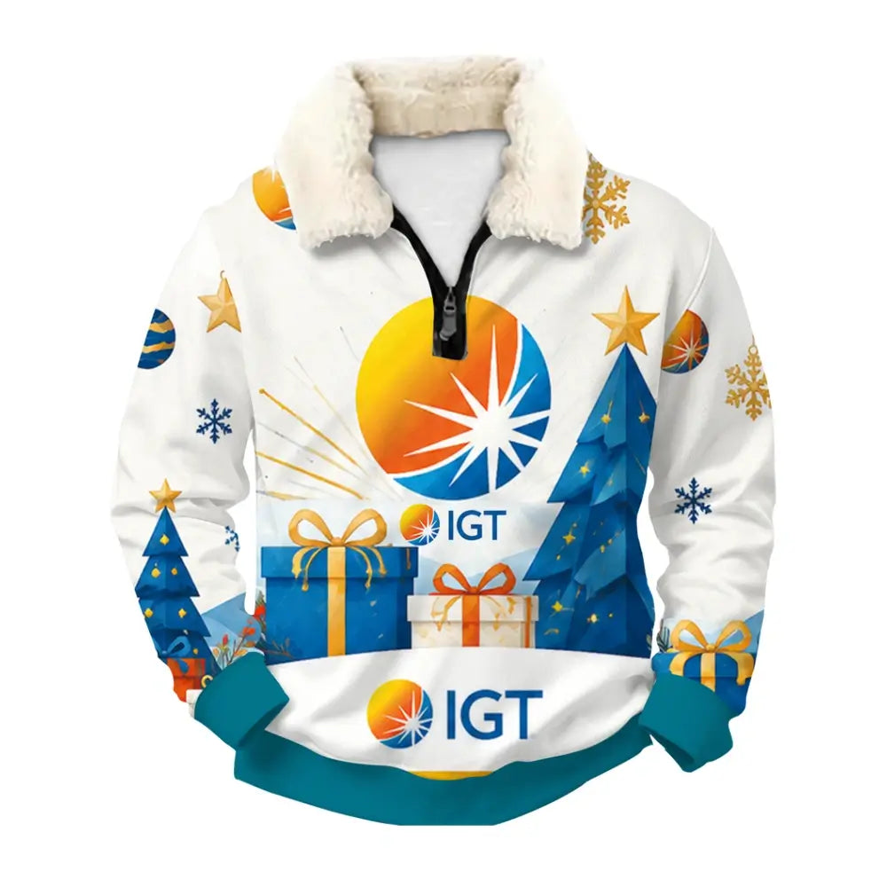 Happy Hour Society Ugly Quarter Zip Sweatshirt & Sweatpant Set - THREADPARTY