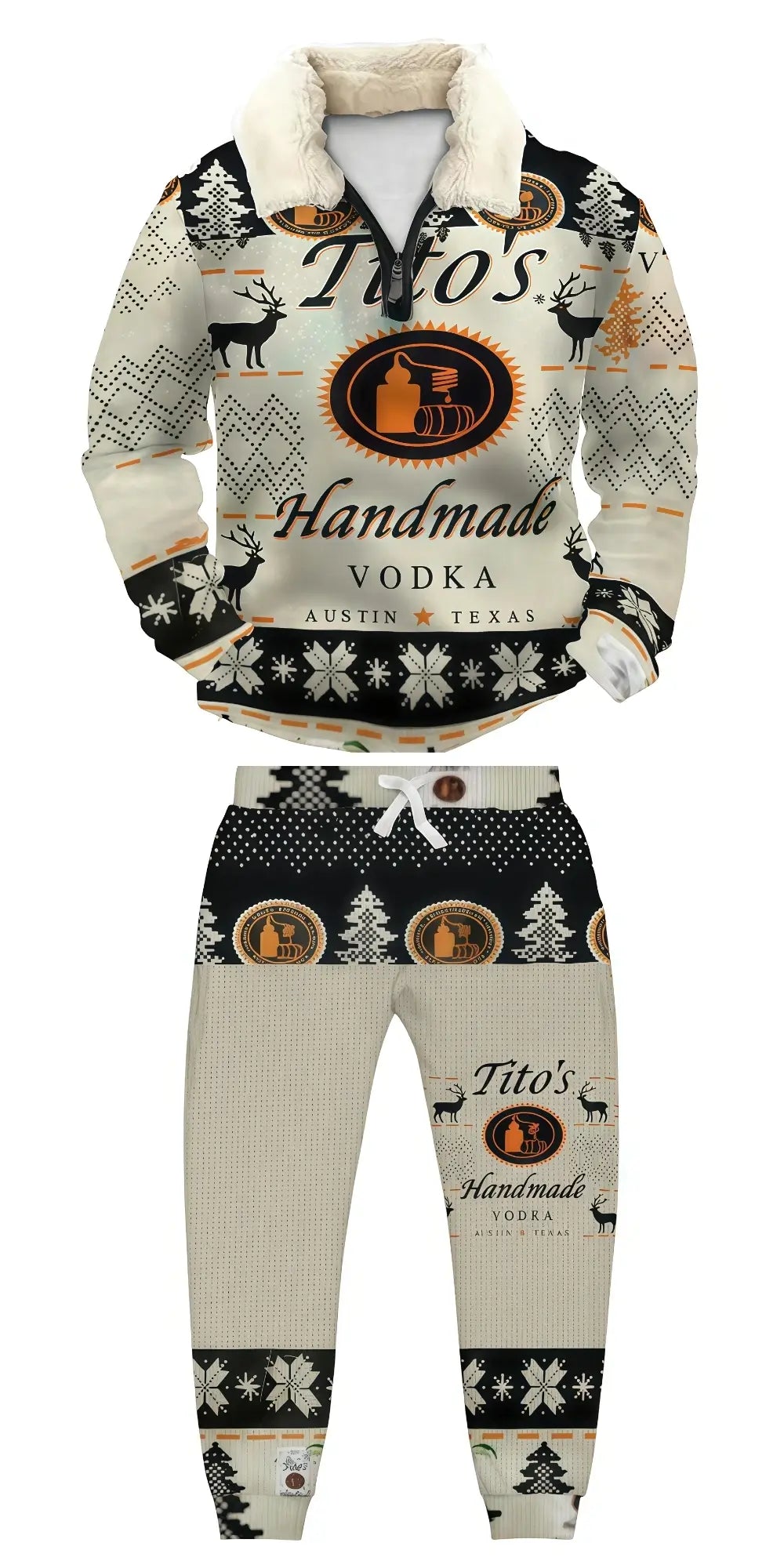 Heritage Ugly Quarter Zip Sweatshirt & Sweatpant Set - THREADPARTY