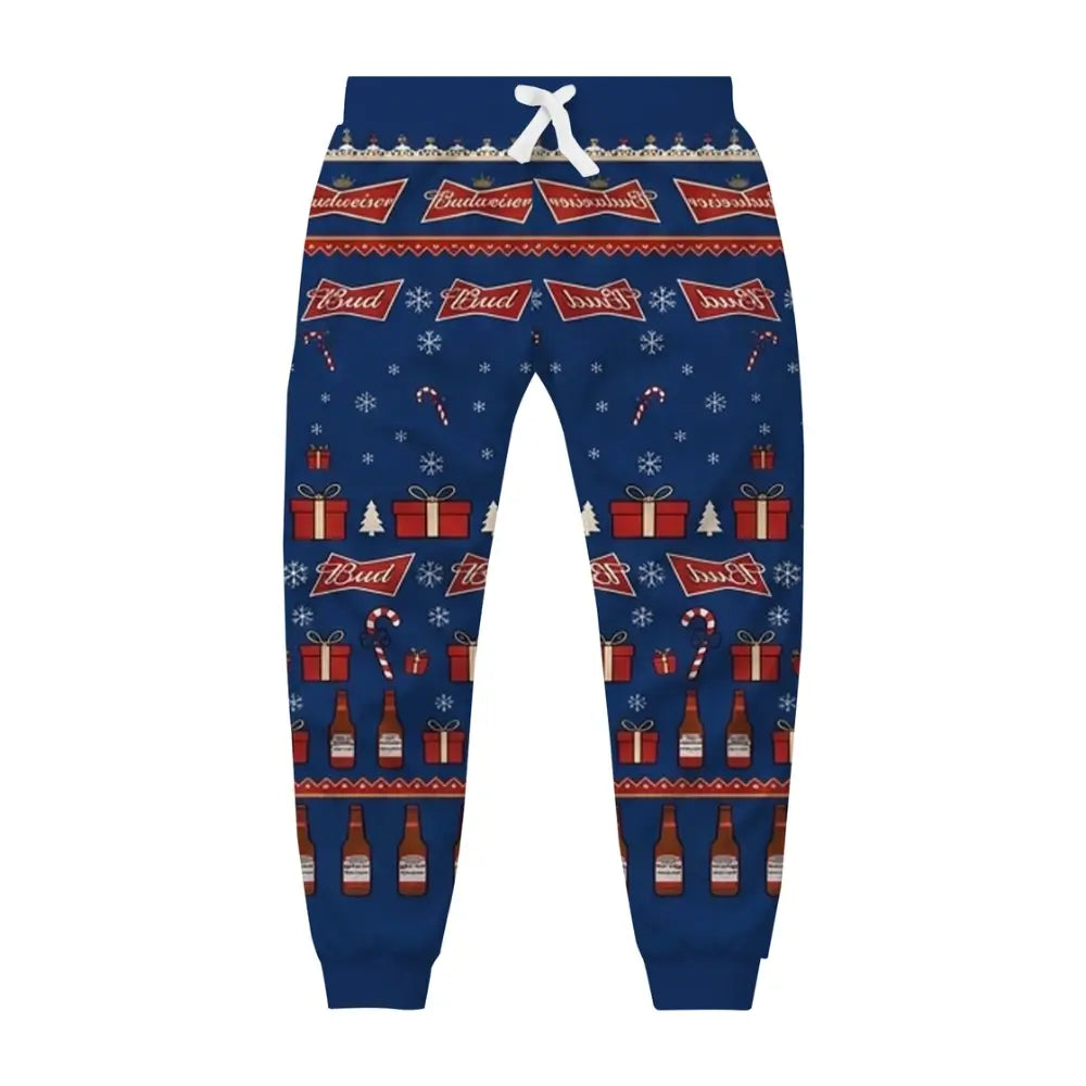 Holiday Brew Ugly Quarter Zip Sweatshirt & Sweatpant Set - THREADPARTY