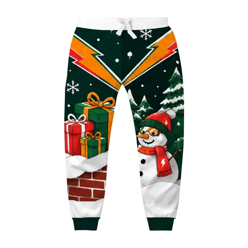 Holiday Energy Ugly Quarter Zip Sweatshirt & Sweatpant Set - THREADPARTY