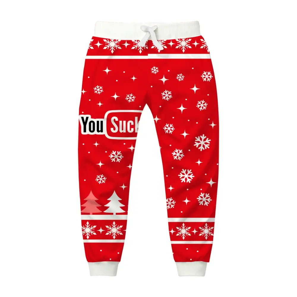 Holiday Roast Ugly Quarter Zip Sweatshirt & Sweatpant Set - THREADPARTY