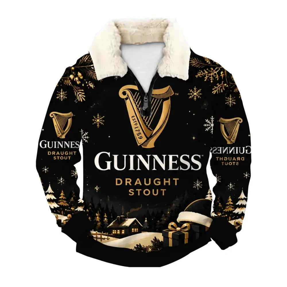 Midnight Brew Ugly Quarter Zip Sweatshirt & Sweatpant Set - THREADPARTY