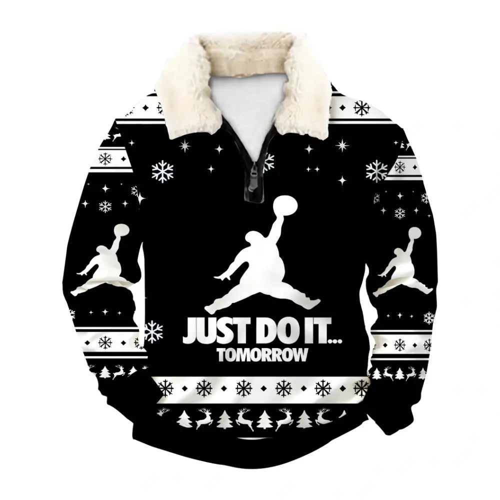 Midnight Jump Ugly Quarter Zip Sweatshirt & Sweatpant Set - THREADPARTY