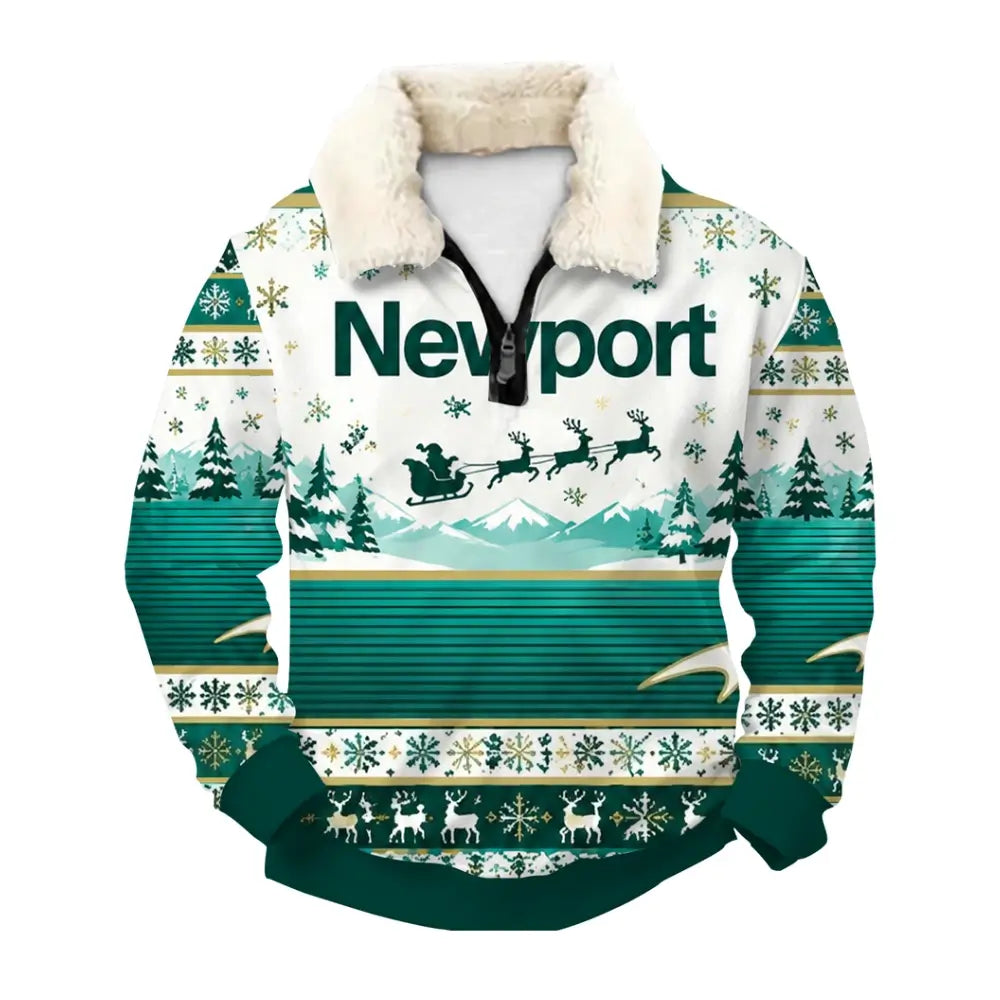 Mint Ugly Quarter Zip Sweatshirt & Sweatpant Set - THREADPARTY
