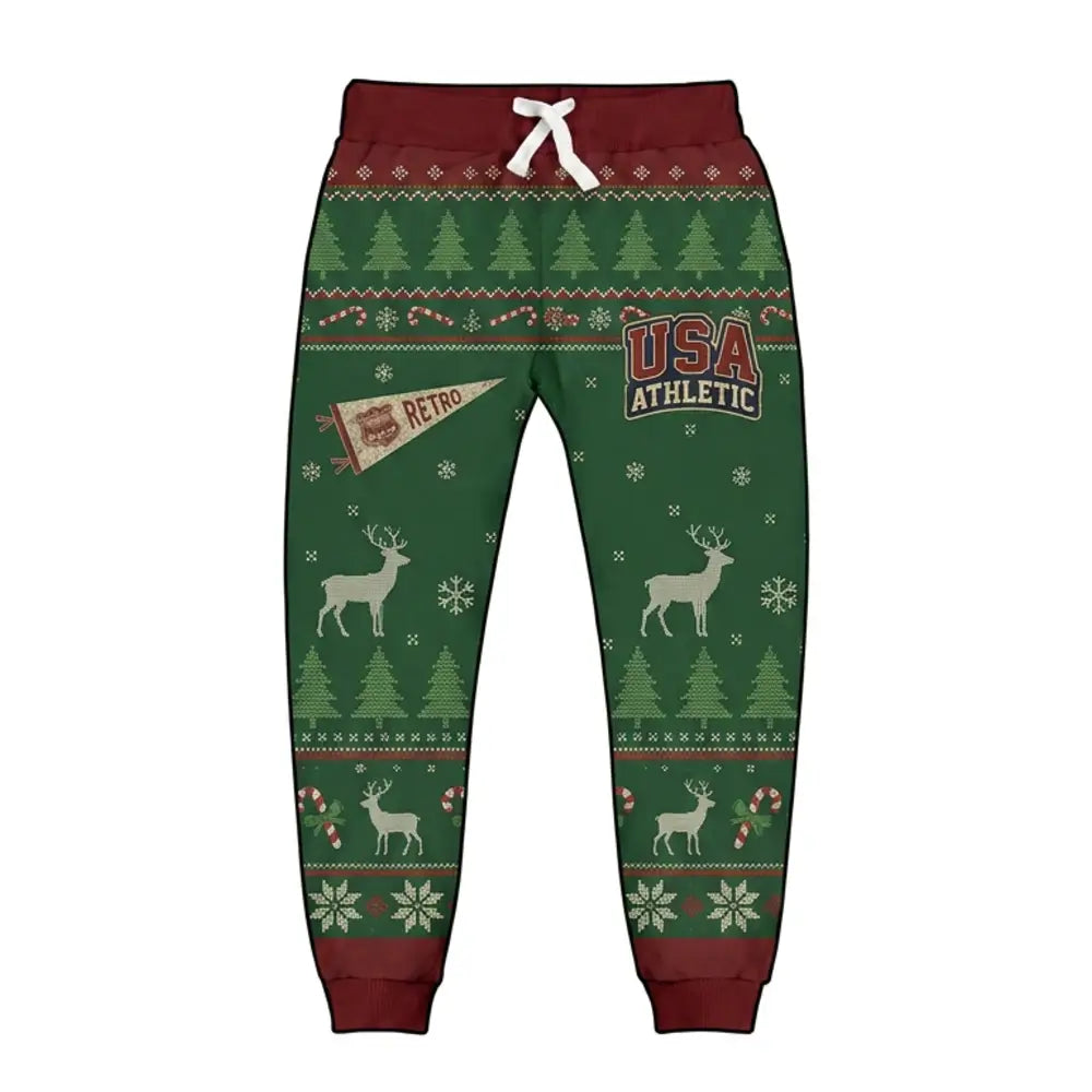 Open Road Ugly Quarter Zip Sweatshirt & Sweatpant Set - THREADPARTY