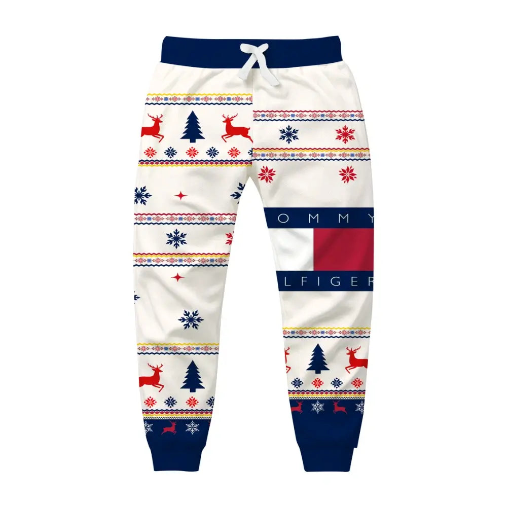 Patriotic Racing Stripes Ugly Quarter Zip Sweatshirt & Sweatpant Set - THREADPARTY