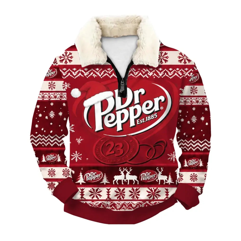 Pepper Ugly Quarter Zip Sweatshirt & Sweatpant Set - THREADPARTY