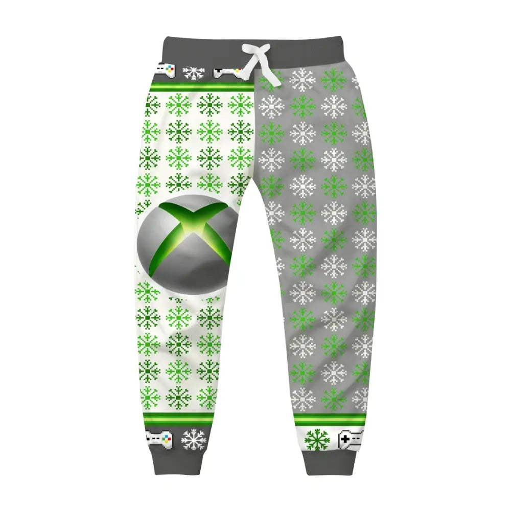 Pixel Frost Ugly Quarter Zip Sweatshirt & Sweatpant Set - THREADPARTY
