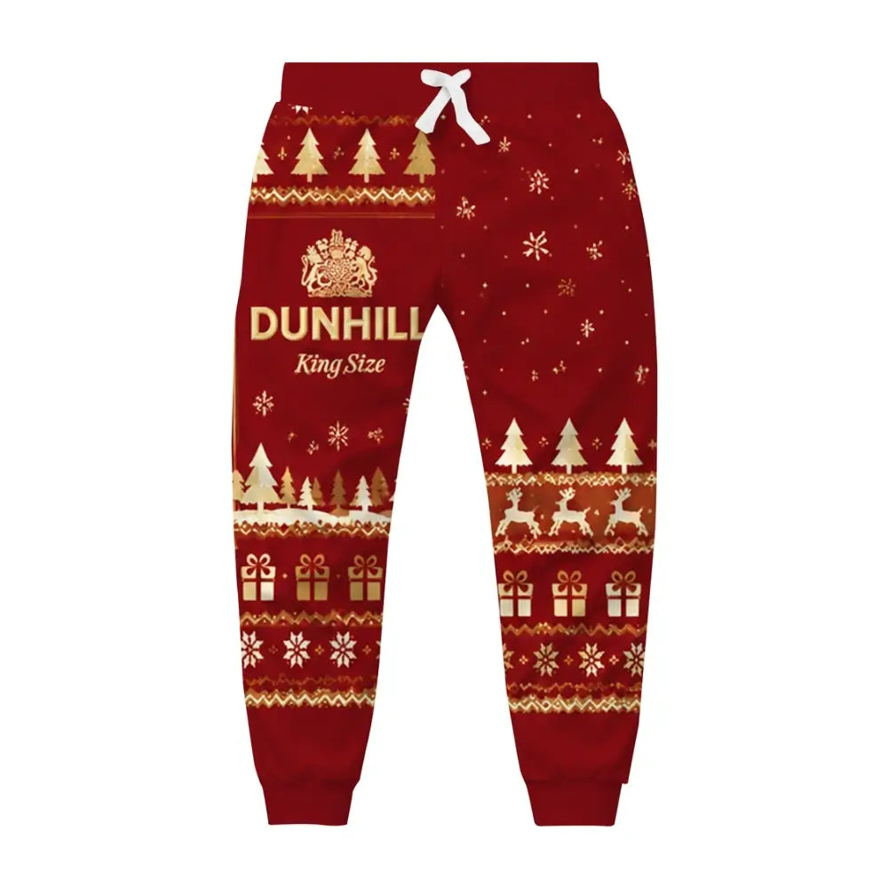 Red Classic Ugly Quarter Zip Sweatshirt & Sweatpant Set - THREADPARTY