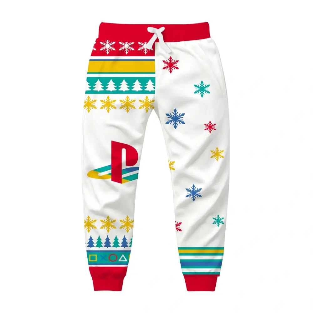 Retro Gaming Ugly Quarter Zip Sweatshirt & Sweatpant Set - THREADPARTY