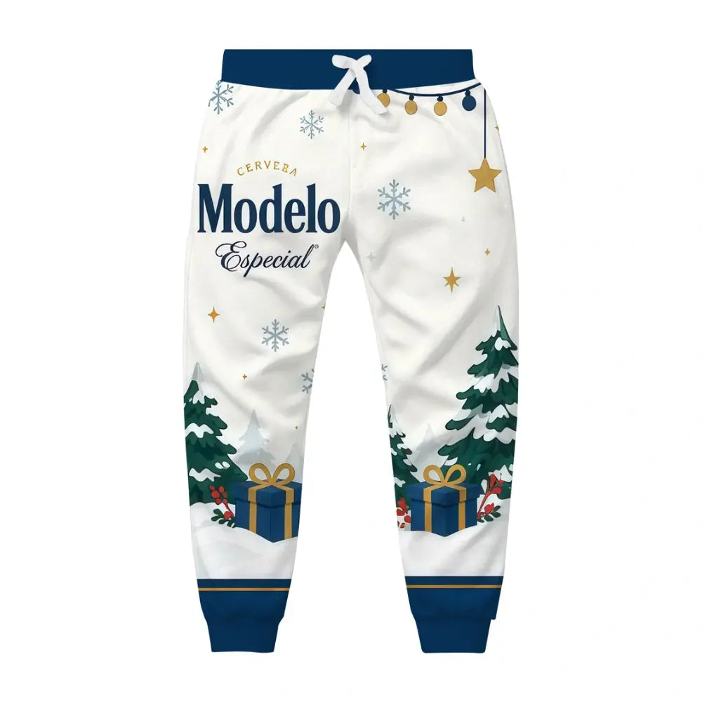 Snowy Brew Ugly Quarter Zip Sweatshirt & Sweatpant Set - THREADPARTY