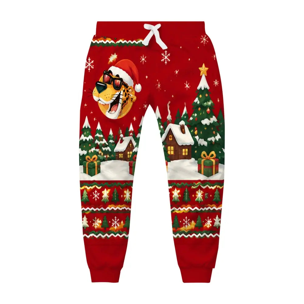 Spicy Christmas Ugly Quarter Zip Sweatshirt & Sweatpant Set - THREADPARTY
