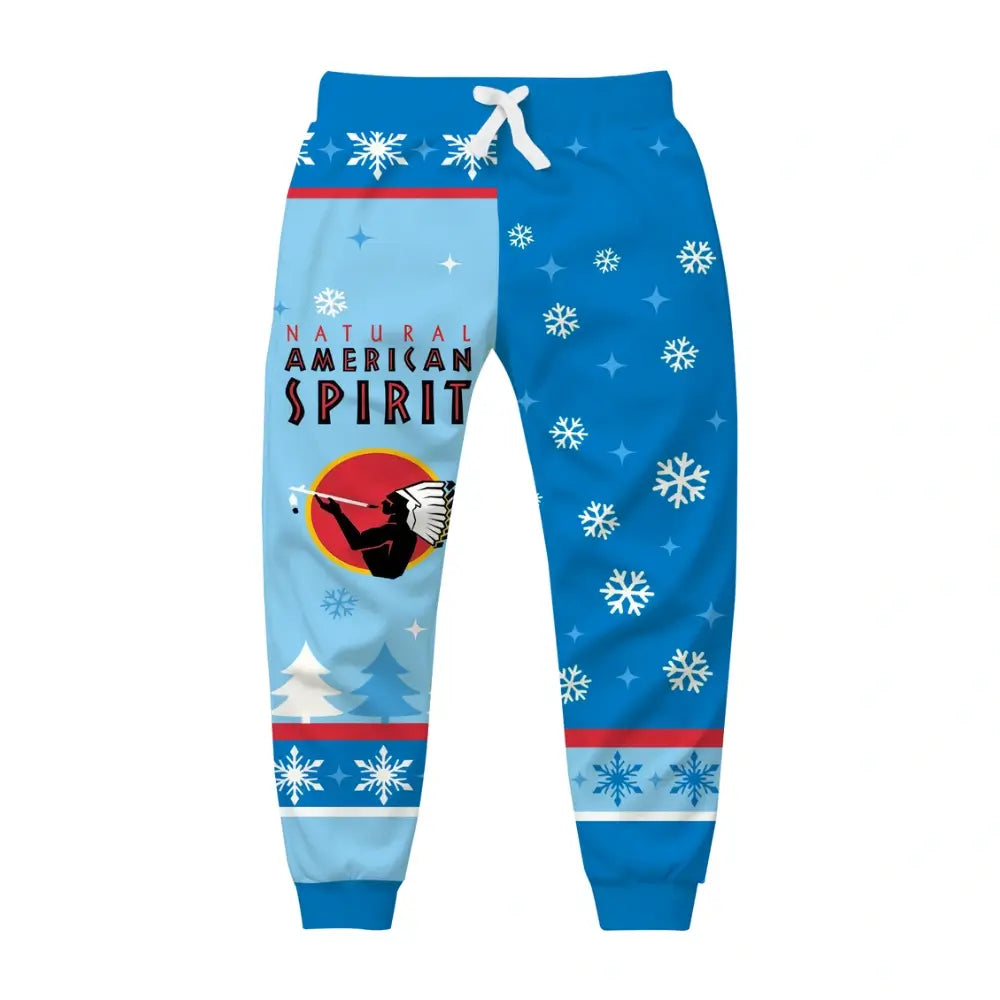 Spirit Snowfall Ugly Quarter Zip Sweatshirt & Sweatpant Set - THREADPARTY