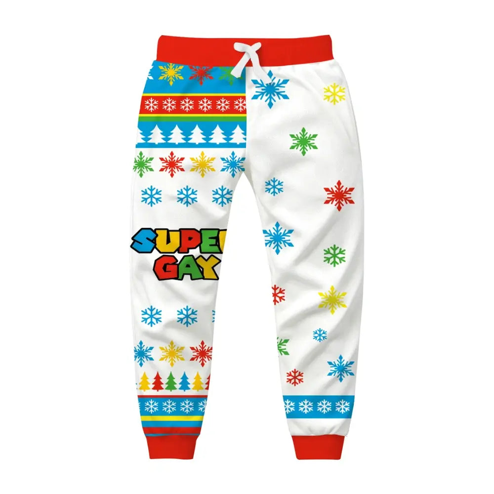 Super Holiday Ugly Quarter Zip Sweatshirt & Sweatpant Set Ugly Quarter Zip Sweatshirt & Sweatpant Set - THREADPARTY