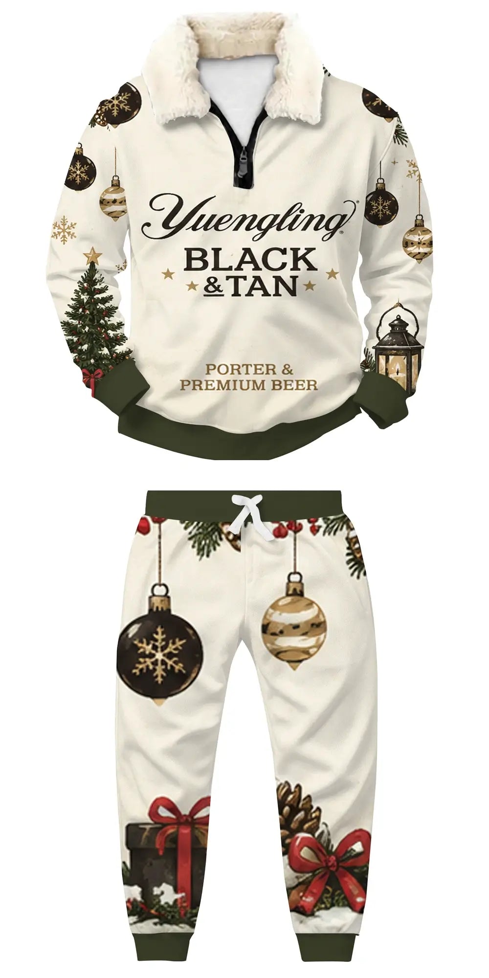 Ugly Party Club Ugly Quarter Zip Sweatshirt & Sweatpant Set - THREADPARTY