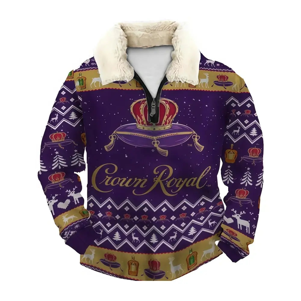 Vintage Ugly Quarter Zip Sweatshirt & Sweatpant Set - THREADPARTY