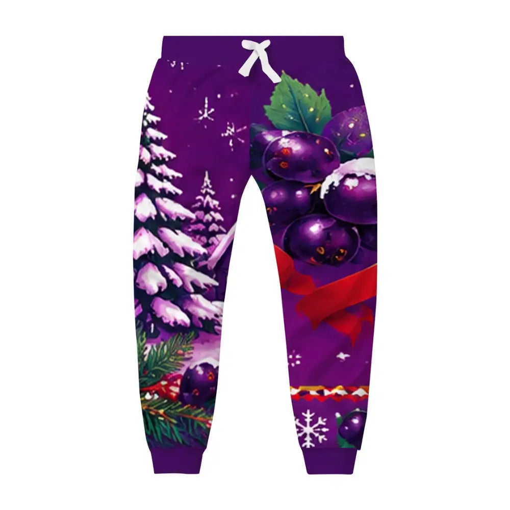 Wild Happy People Ugly Quarter Zip Sweatshirt & Sweatpant Set - THREADPARTY