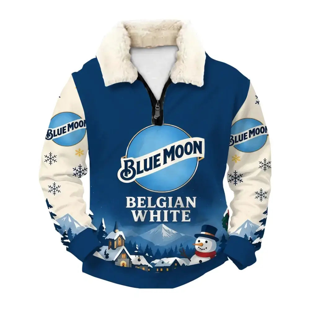 Winter Brew Ugly Quarter Zip Sweatshirt & Sweatpant Set - THREADPARTY