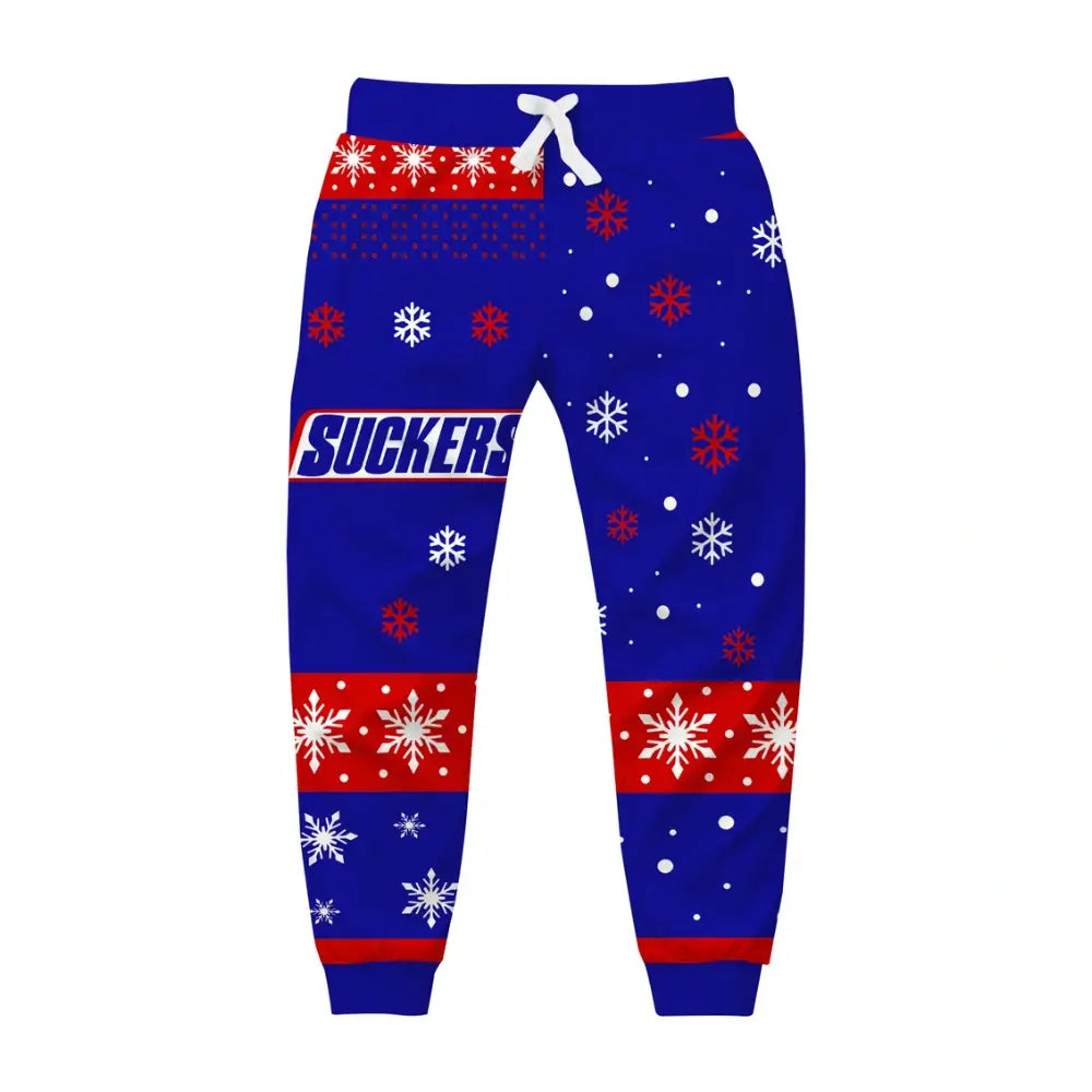 Winter Dunk Ugly Quarter Zip Sweatshirt & Sweatpant Set - THREADPARTY