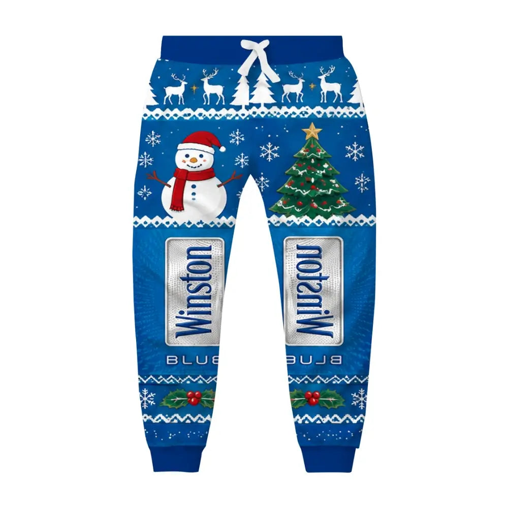 Winter Smoke Ugly Quarter Zip Sweatshirt & Sweatpant Set - THREADPARTY